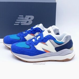 New Balance Blue and White Sneakers
